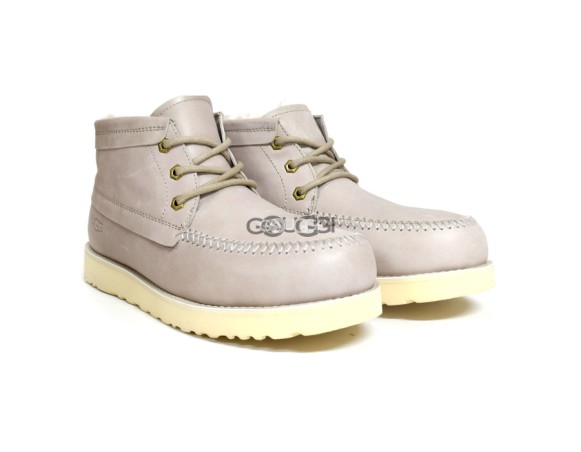 Мужские кожаные ботинки Campout Chukka Leather Grey
