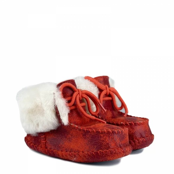 Пинетки Ugg Baby Sparrow Woodland Red