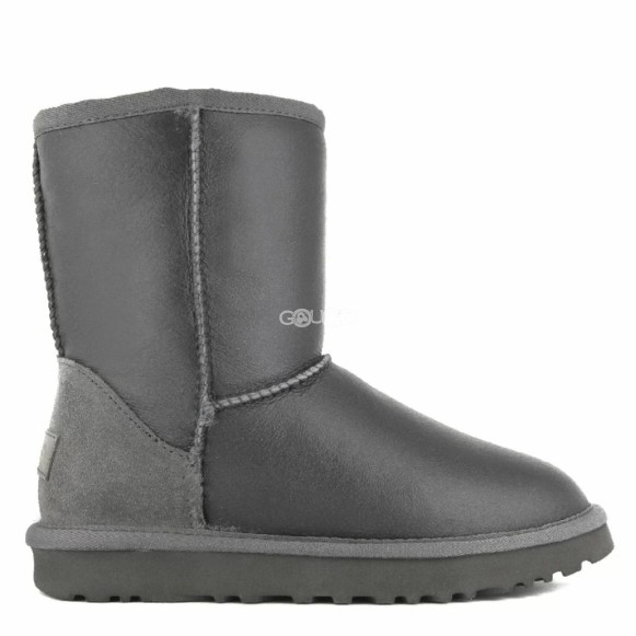 Мужские угги Ugg Mens Classic Short Metallic Grey