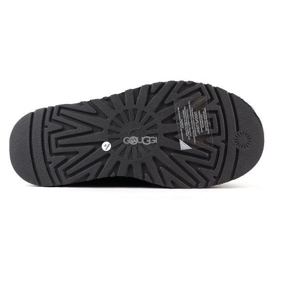 Женские мини угги на платформе Ugg Classic Mini Dipper Black