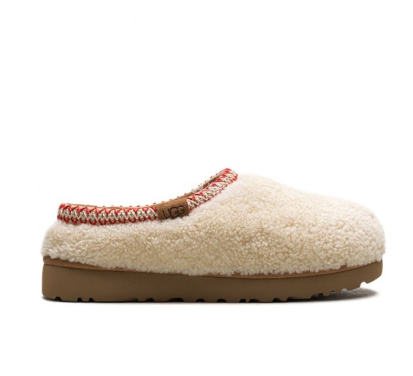 Женские слипоны Ugg Tasman Maxi Curly Natural