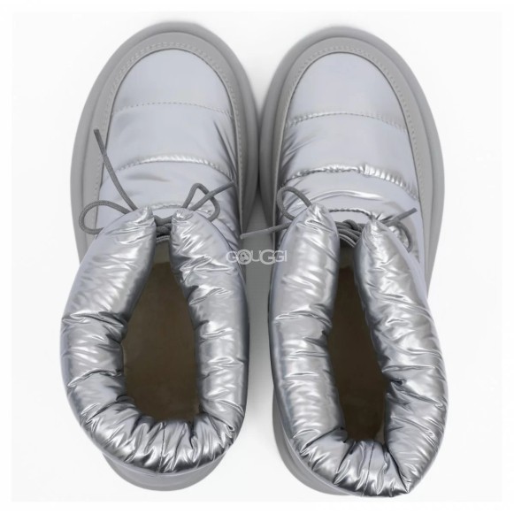 Женские мини угги Ugg Classic Mini Blow Silver